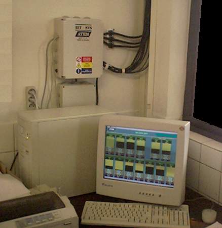 RS BIT-SYS 2001 monitorovací a riadiaci systém emulgačnej stanice